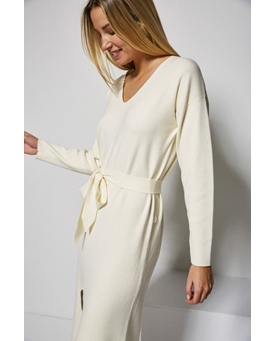 Md´M_ Vestido punto crudo - Imagen 1