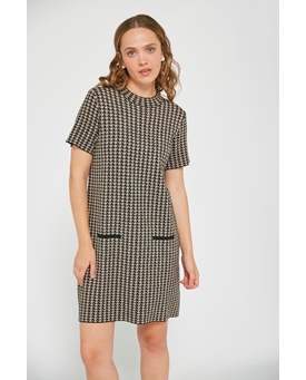 MD´M-Vestido punto pata de gallo - Imagen 2