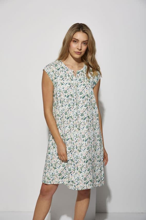 Md´M_ Vestido verde estampado - Imagen 1