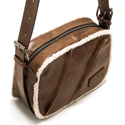 Mtng-Mustang_ Bolso bandolera cuero con pelo - Imagen 2