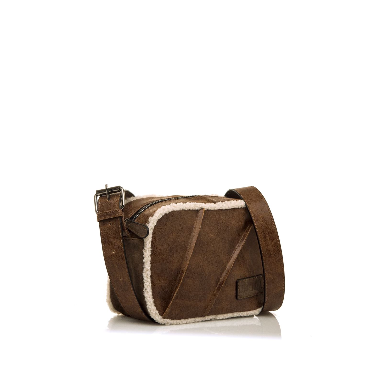 Mtng-Mustang_ Bolso bandolera cuero con pelo - Imagen 3