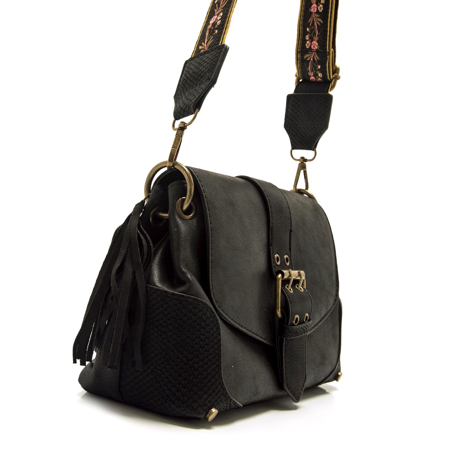 Mtng-Mustang_ Bolso bandolera sac negro - Imagen 2