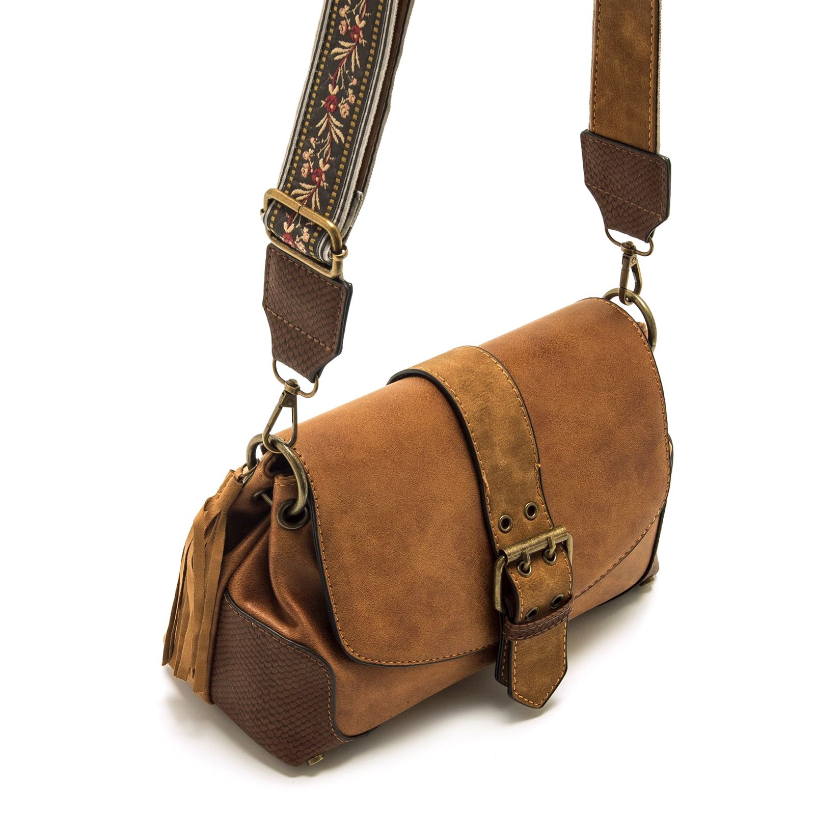 Mtng-Mustang_ Bolso bandolera sac4 cuero - Imagen 2