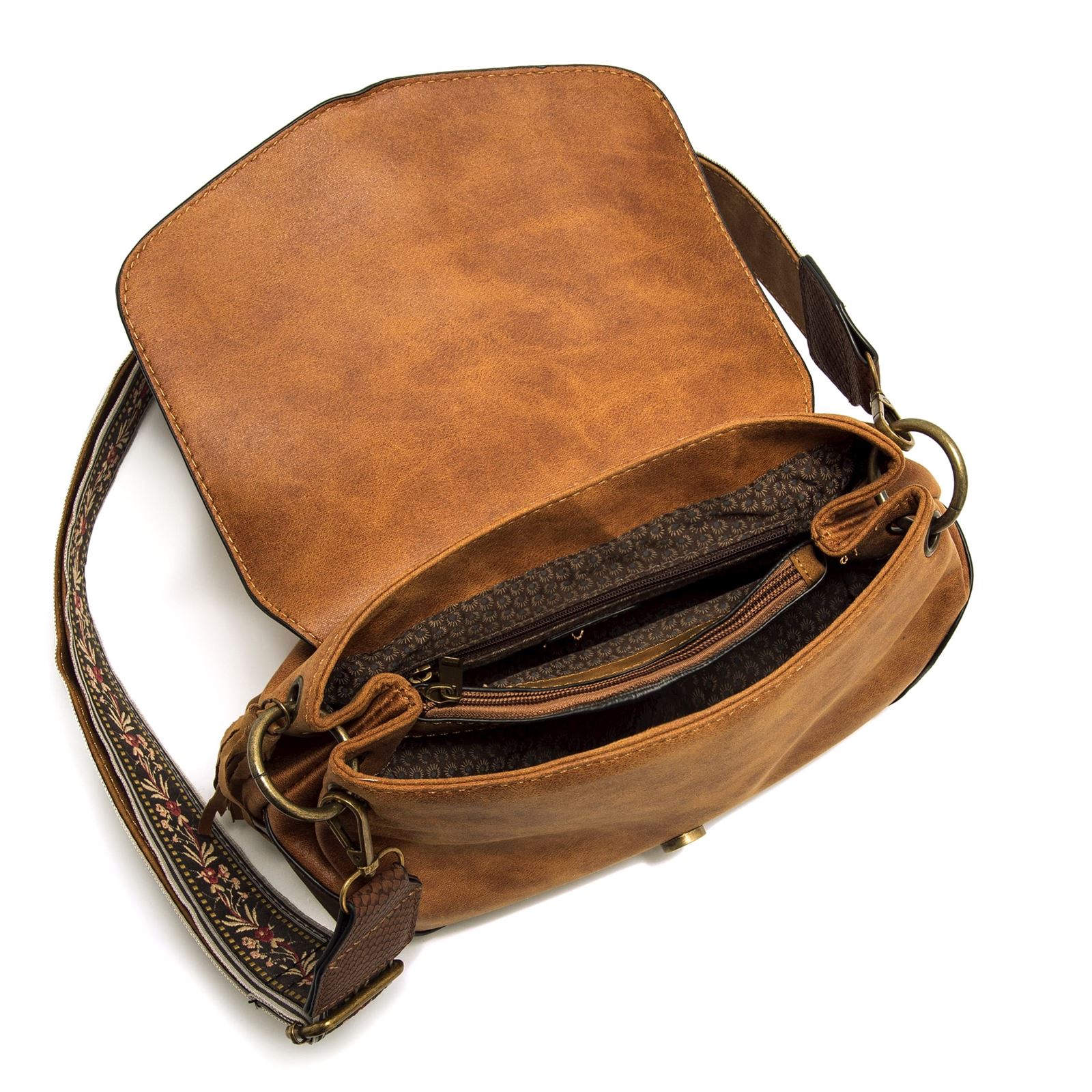 Mtng-Mustang_ Bolso bandolera sac4 cuero - Imagen 5