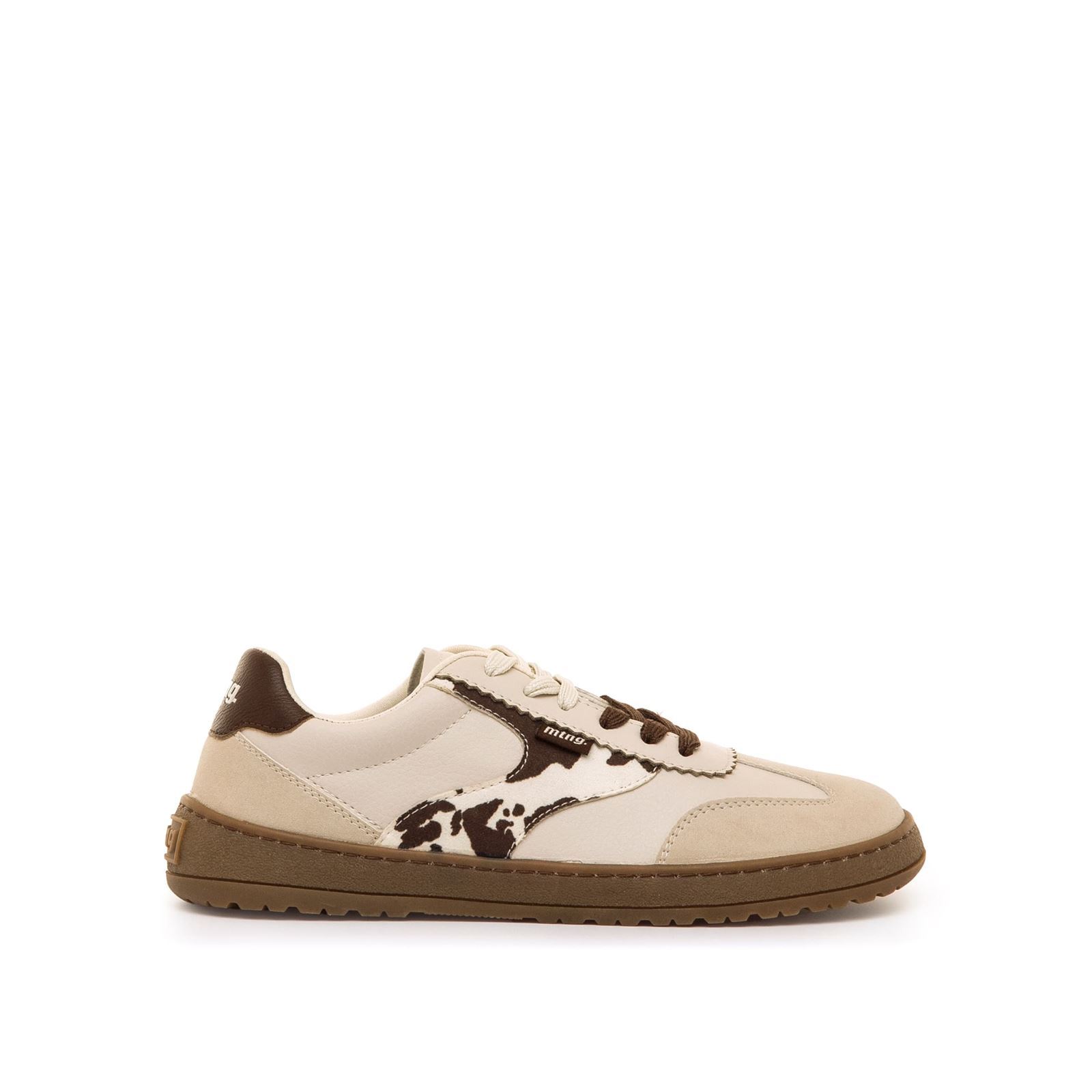 Mtng-Mustang_ Deportiva barefoot alask beige - Imagen 1