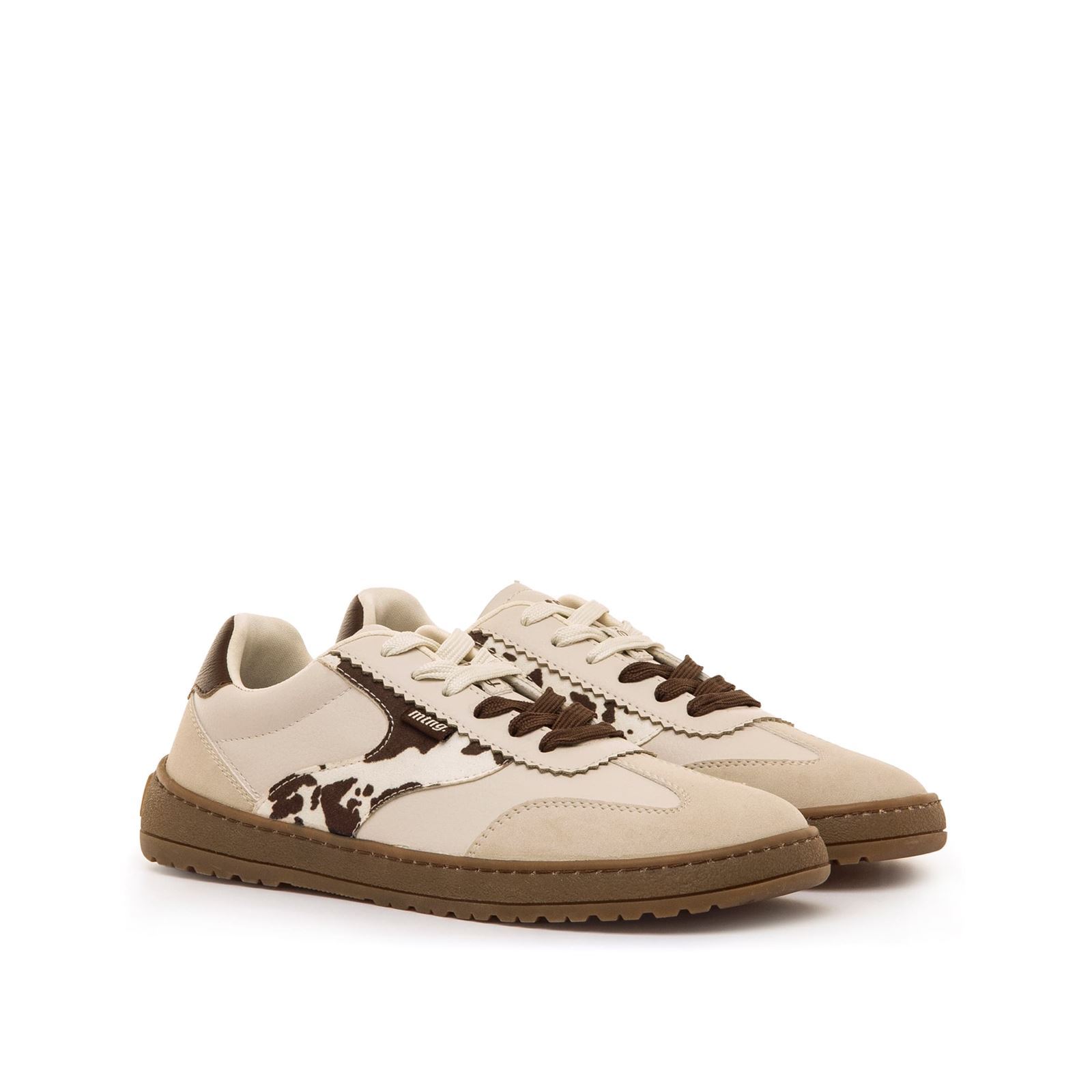 Mtng-Mustang_ Deportiva barefoot alask beige - Imagen 2