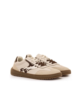 Mtng-Mustang_ Deportiva barefoot alask beige - Imagen 2
