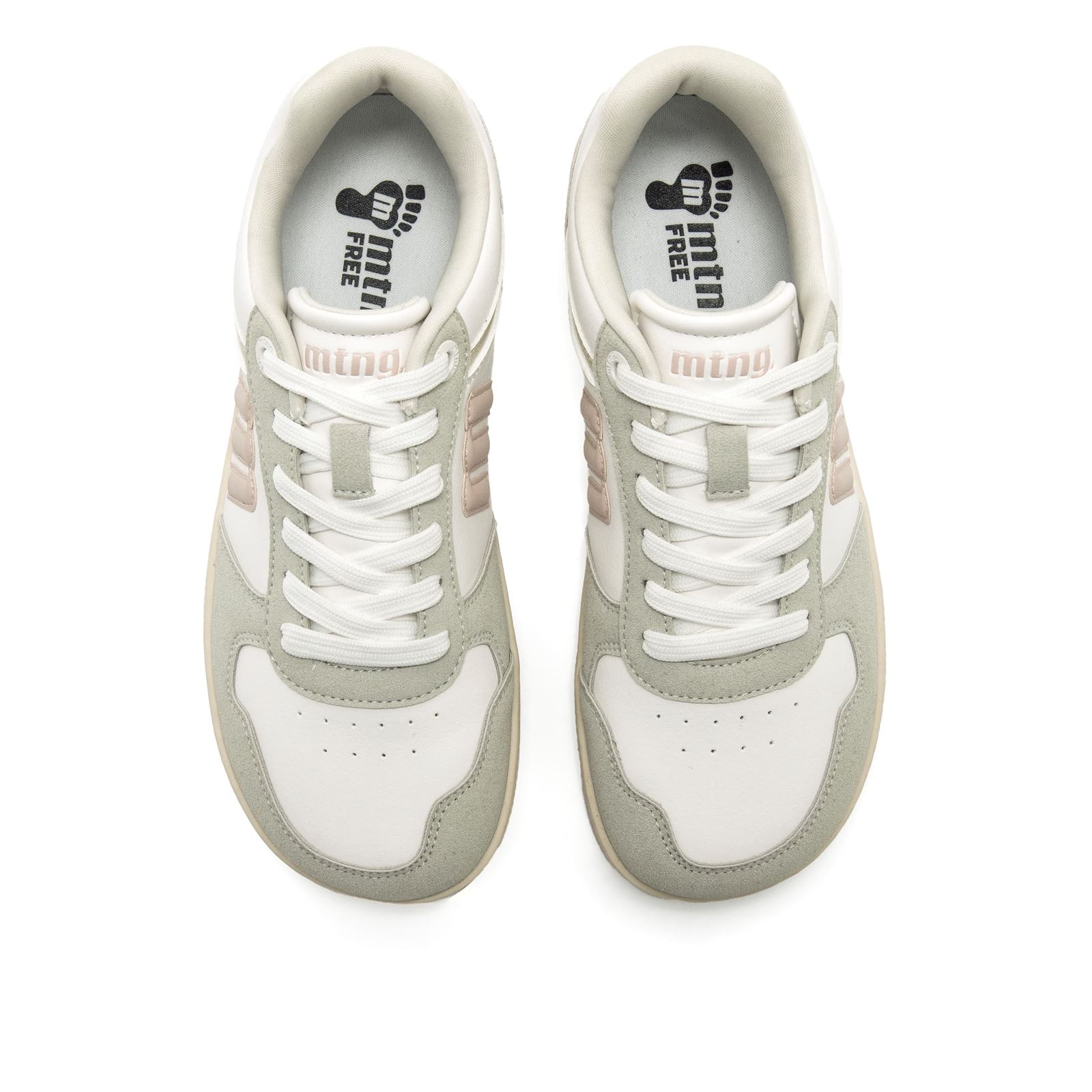 Mtng-Mustang_ Deportivo barefoot plity off white - Imagen 6