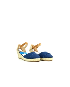 Mustang_ Alpargata cuña marino - Imagen 2