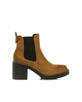 Mustang_ Botín chelsea antil cuero - Imagen 1