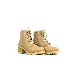 Mustang_ Botines cordones nude - Imagen 2