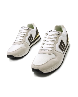 MUSTANG_Deportivo blanco-gris hombre - Imagen 2