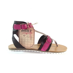 Mustang- Sandalia  chica fucsia/negro - Imagen 2