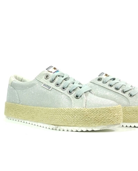 Mustang_ Deportivo lurex plata - Imagen 2