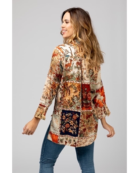 Nano de la Rosa_ Blusa estampada - Imagen 2