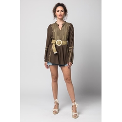 Nano de la Rosa_ Blusa marrón - Imagen 1