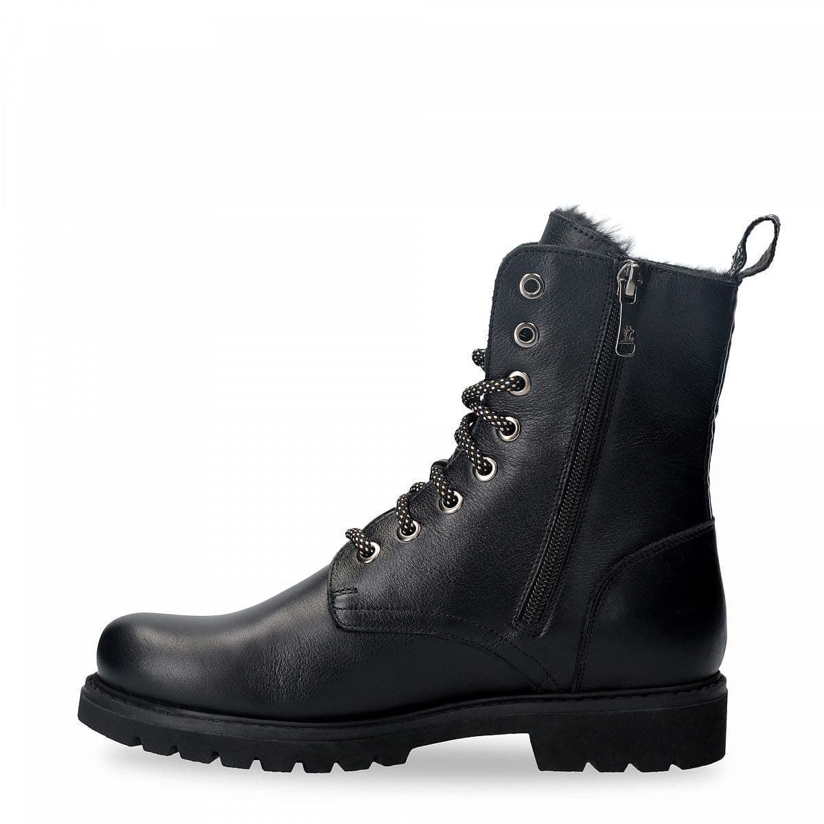 Panama Jack_ Bota cordones frisia piel negro - Imagen 6