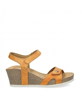 Panama Jack_ Sandalia mujer cuña napa vintage - Imagen 1
