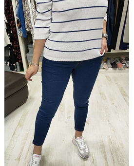 Pantalón denim tobillero - Imagen 1