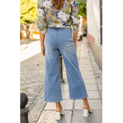 Pantalón tejano ancho - Imagen 2