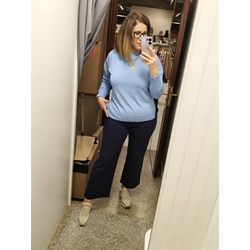 Pantalón tela marino - Imagen 1