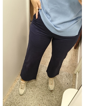 Pantalón tela marino - Imagen 2