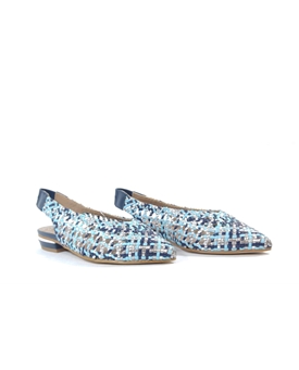 Pedro Miralles_ Bailarina Praga trenzado azul - Imagen 2