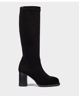 Pedro Miralles_ Bota alta de piel vegana elástica - Imagen 1