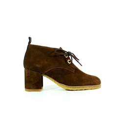 Pedro Miralles- Botín serraje cuero cordones - Imagen 2