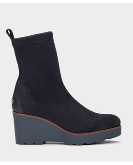 Pedro Miralles_ Mocasín cuña ante azul - Imagen 1