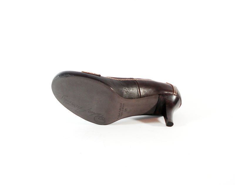Pedro Miralles- Zapato tacón marrón - Imagen 5