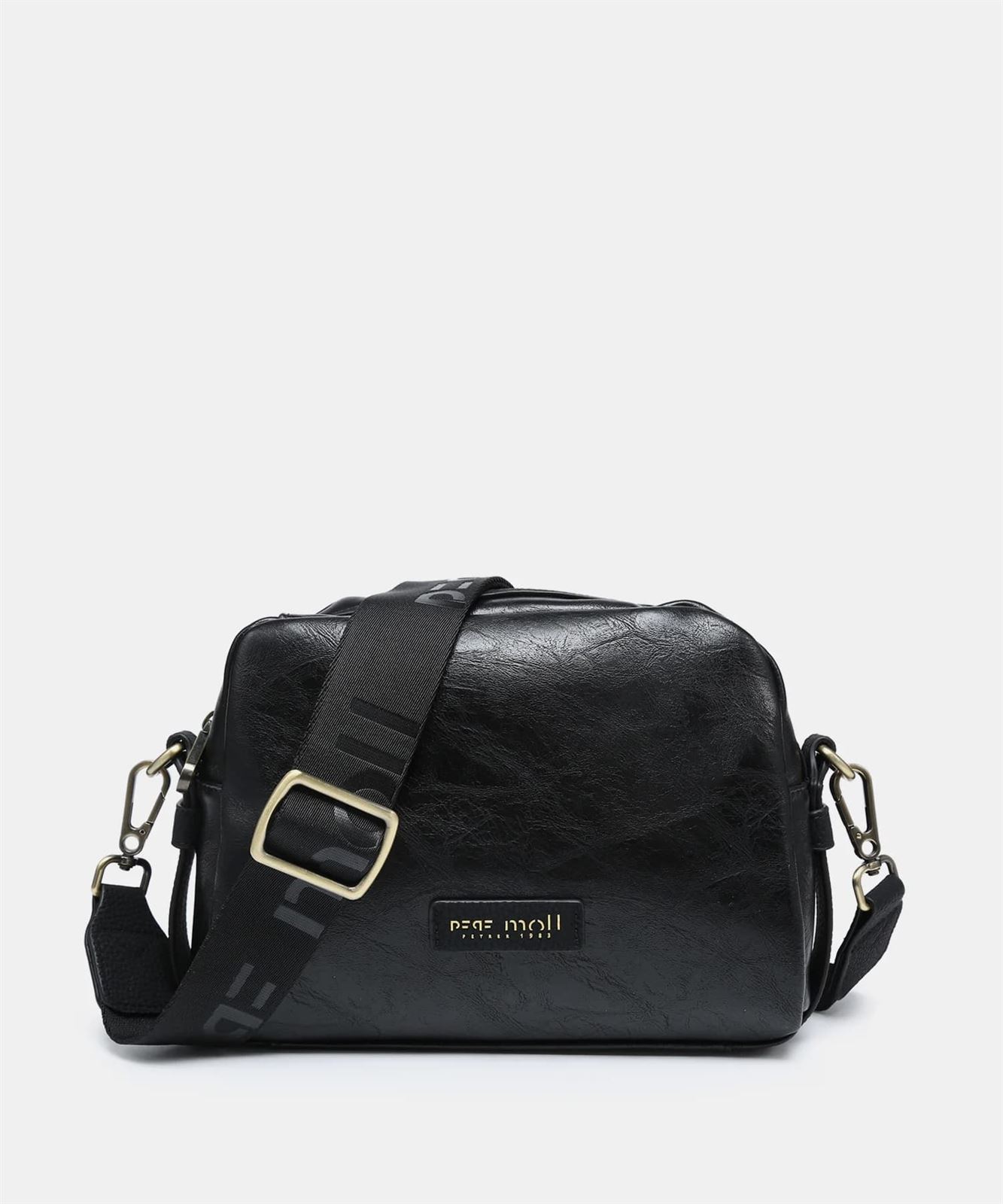 Pepe Moll_ Bolso bandolera Elie negro/taupe - Imagen 1