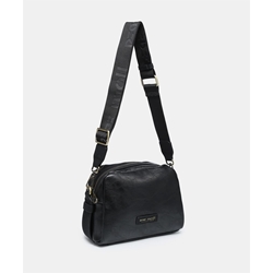 Pepe Moll_ Bolso bandolera Elie negro/taupe - Imagen 2