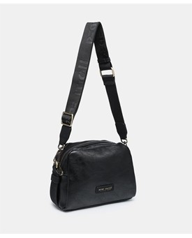 Pepe Moll_ Bolso bandolera Elie negro/taupe - Imagen 2