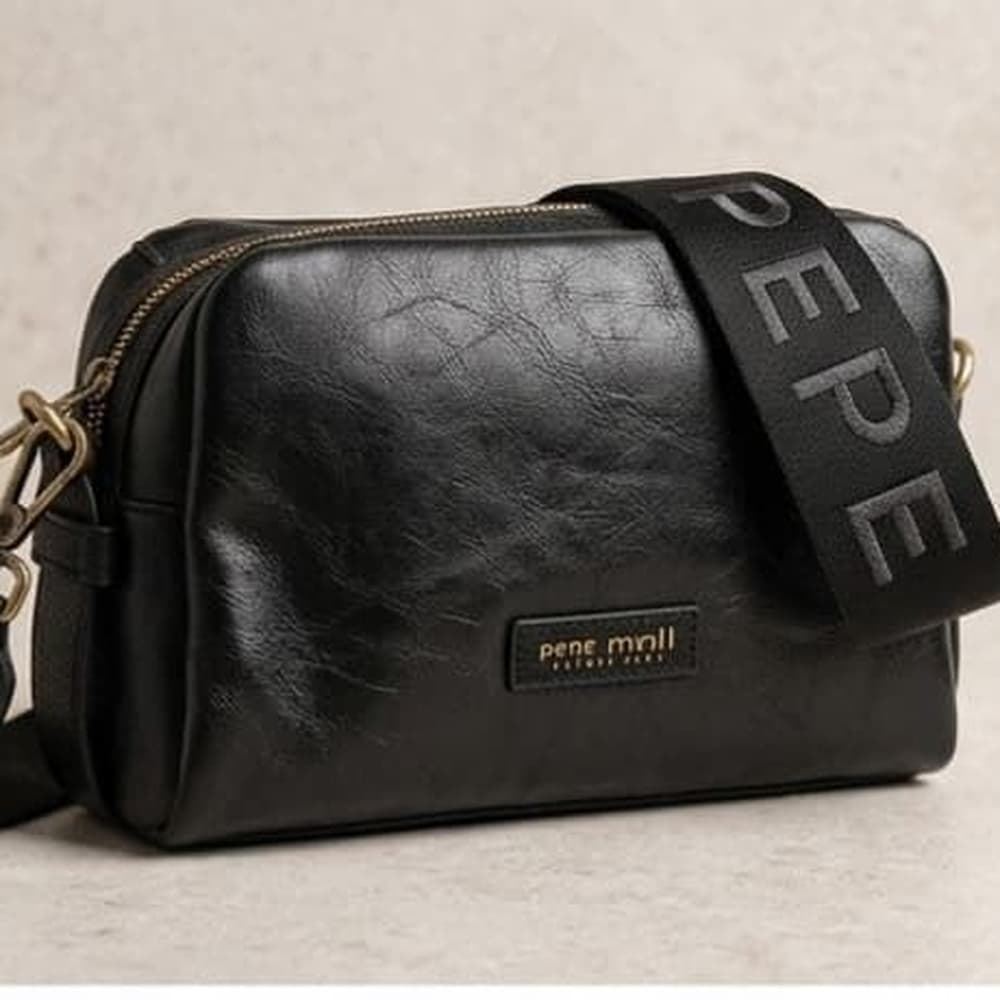 Pepe Moll_ Bolso bandolera negro - Imagen 2