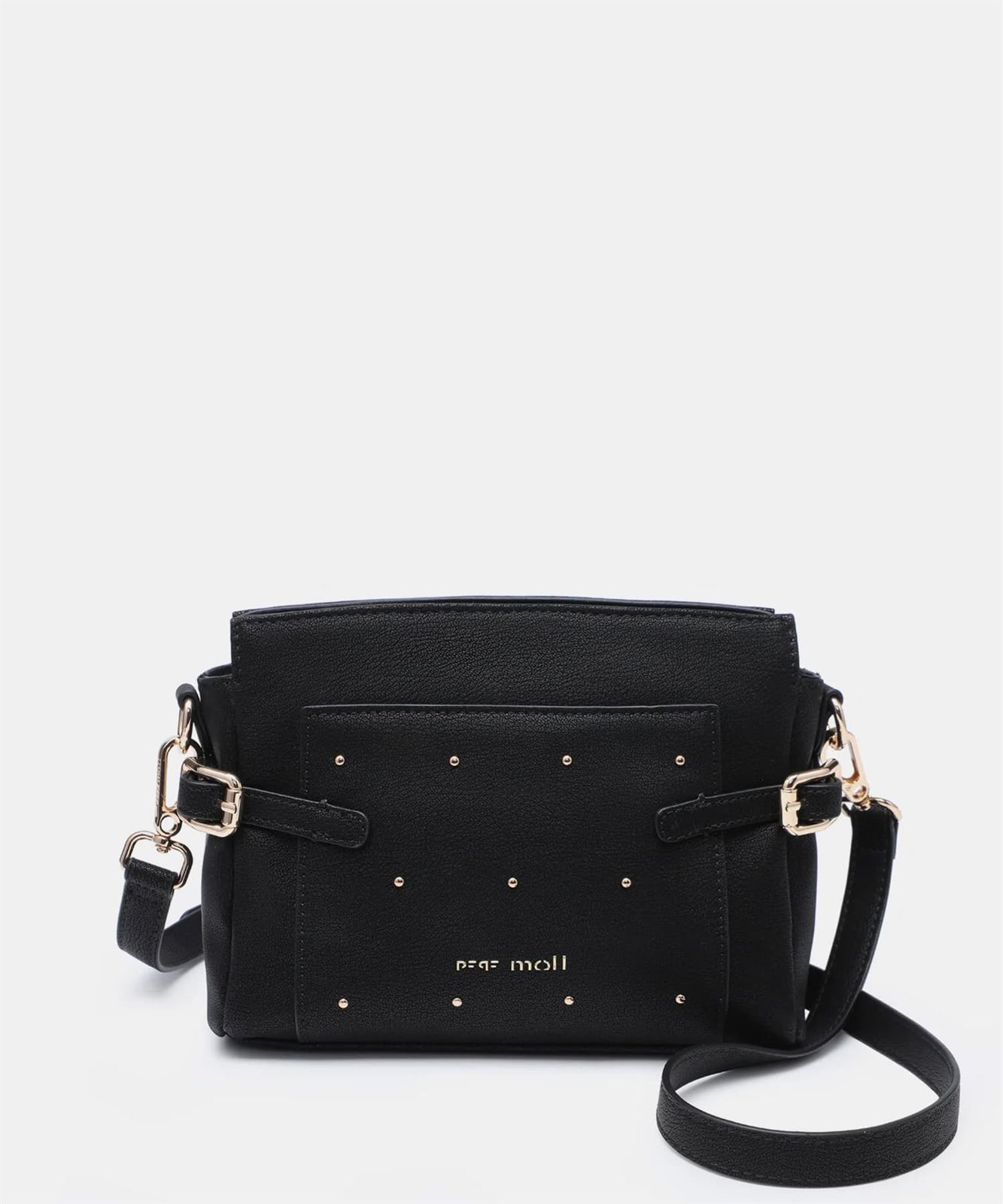 Pepe Moll_ Bolso bandolera tachuelas negro - Imagen 1