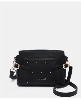Pepe Moll_ Bolso bandolera tachuelas negro - Imagen 1