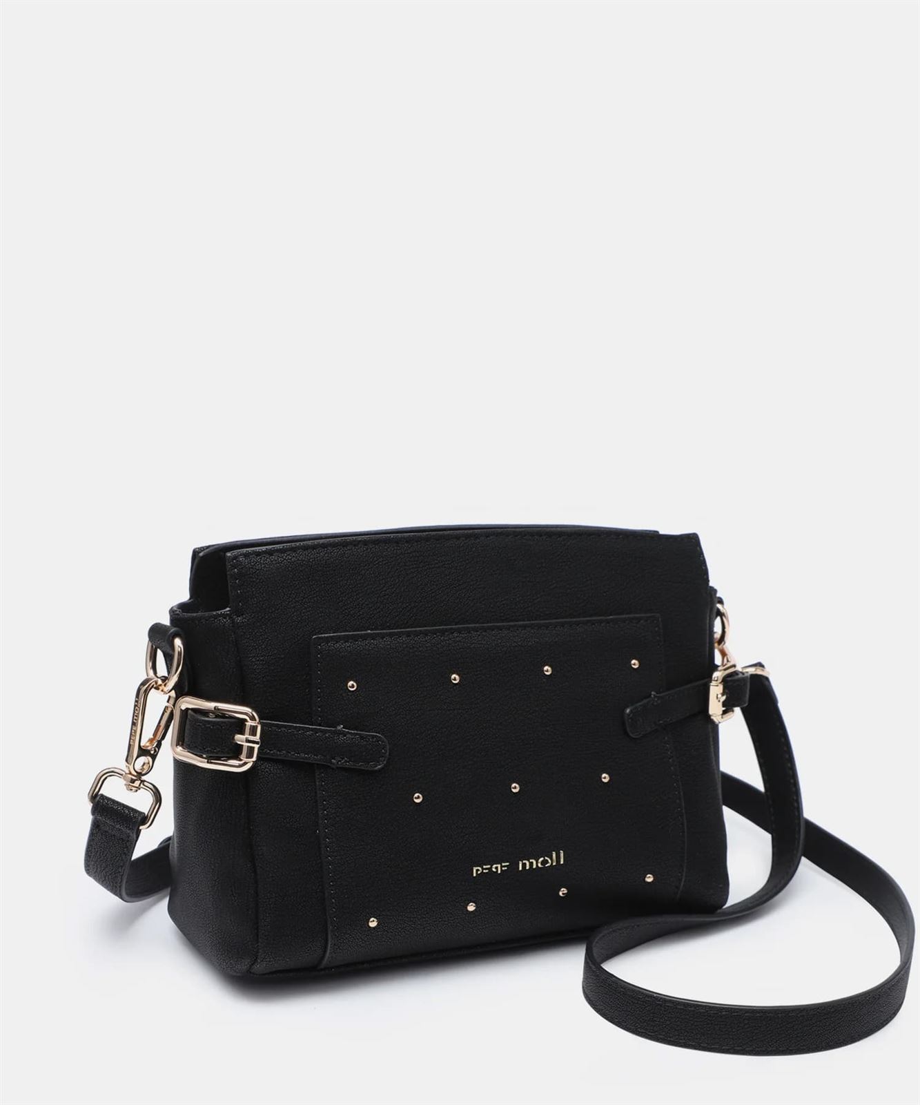 Pepe Moll_ Bolso bandolera tachuelas negro - Imagen 2