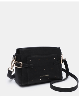 Pepe Moll_ Bolso bandolera tachuelas negro - Imagen 2