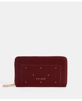 Pepe Moll_ Cartera Bronte burdeos - Imagen 1