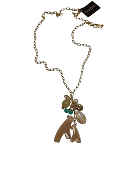 Pèpöri_ Colgante largo piedras - Imagen 1