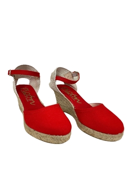 Picón_ Alpargata hebilla cuña roja - Imagen 2