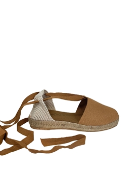 Picón_ Alpargata plana cuero - Imagen 1