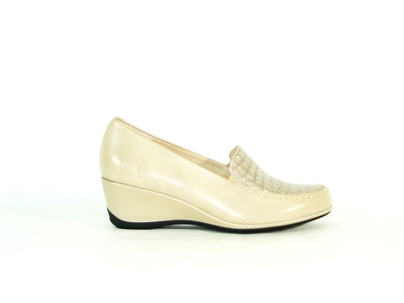 Pitillos- Mocasin beige mujer - ZAPATO MOCASIN