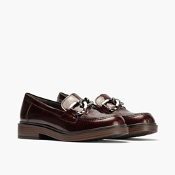 Pitillos_ Mocasín burdeos en charol - Imagen 2