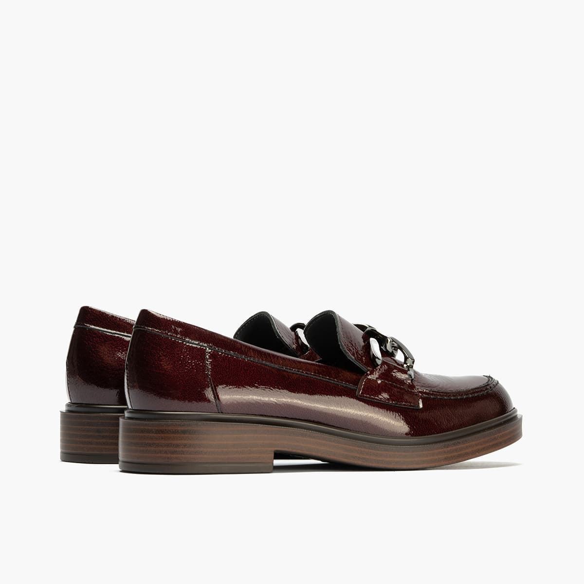 Pitillos_ Mocasín burdeos en charol - Imagen 3