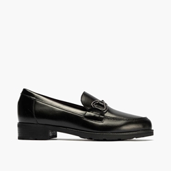 Pitillos_ Mocasín en negro con adorno - Imagen 1
