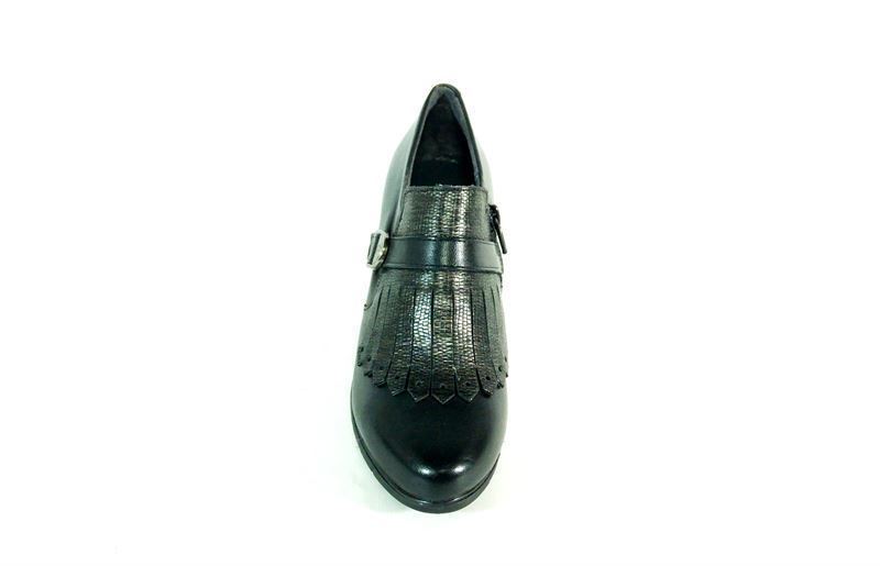 Pitillos- Zapato abotinado con flecos - Imagen 3
