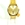 Reloj metalizado dorado - Imagen 1