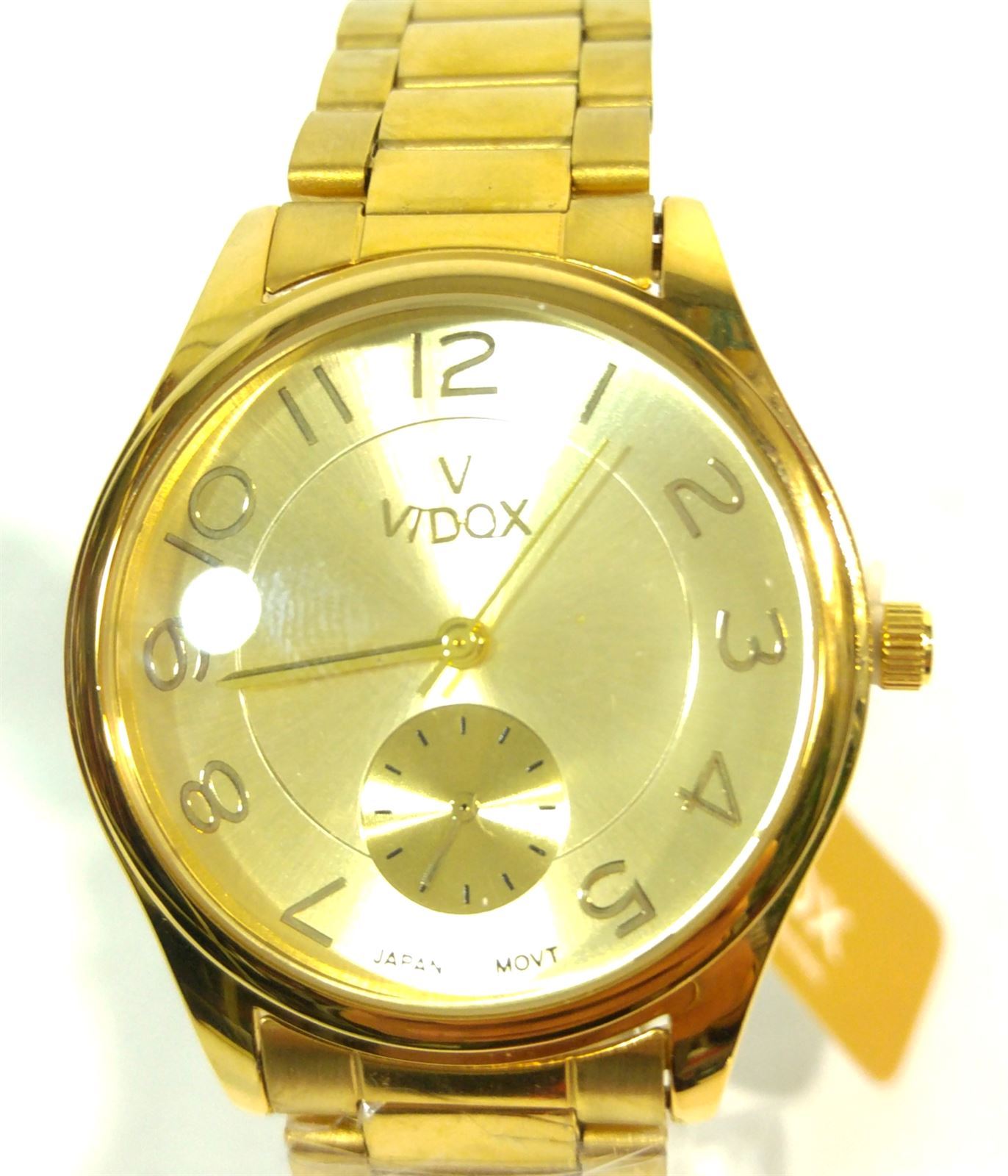 Reloj metalizado dorado - Imagen 2